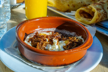 Delicious Traditional Moroccan Breakfast, North Africa