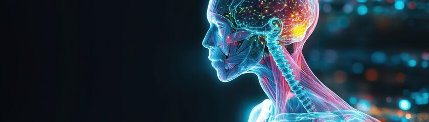 Explore surreal anatomy, bioluminescent effects in birds-eye view