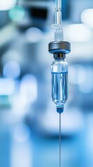 Intravenous Fluid Drip in Medical Setting