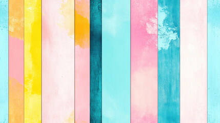 Seamless pattern, A colorful pastel watercolor background ideal for design projects, featuring soft tones and high fidelity quality for creative applications.