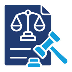 Legal Documents Icon Element For Design