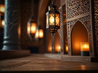 mosque in the night