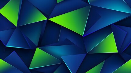 Obraz premium Abstract background with blue and green geometric shapes. Modern, vibrant design ideal for wallpapers, presentations, and websites.