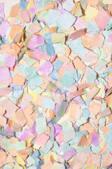 Torn Paper Layers Little Rainbow Confetti Colour Delicate Abstract Gentle Texture Background