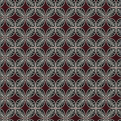 Obraz premium Dynamic textile Pattern with floral and ornamental elegance for fashion, wall art, and festive wrapping themes.