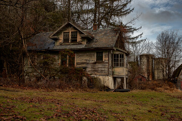 Abandoned house in the Delaware Water Gap National Recreation Area