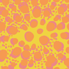 Bright color spots burst vector background. High energy abstract circles illustration. Spring summer design backdrop texture 
