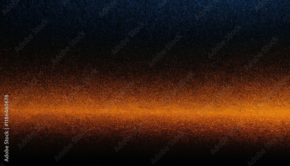 Poster A wave of golden particles Abstract background with dynamic wave Blue background with moving particles 3d rendering
3