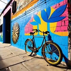 bicycle in the street