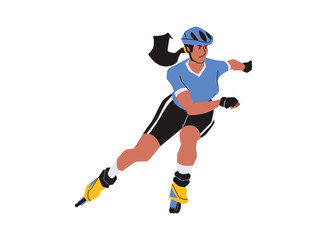 Illustration of an Popular Sports Roller Skate Illustration