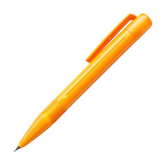 Bright Yellow Highlighter Pen Isolated on Clean transparent background for School or Office Use