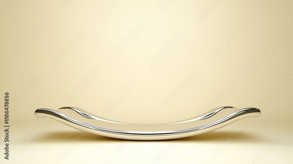 Poster elegant 3d podium with ample empty space for display and presentation needs
