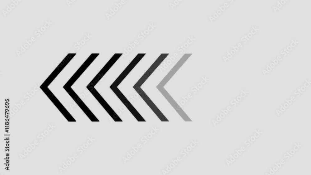 Aufkleber arrow extending on white background shape, sign simple single style success swipe symbol technology 