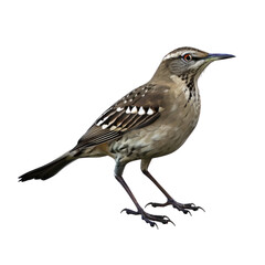 Fototapeta premium Detailed Photorealistic Mockingbird on Clean transparent background for.s and Creative Use