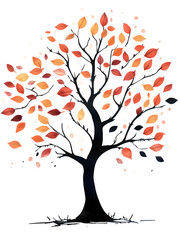 tree with hearts