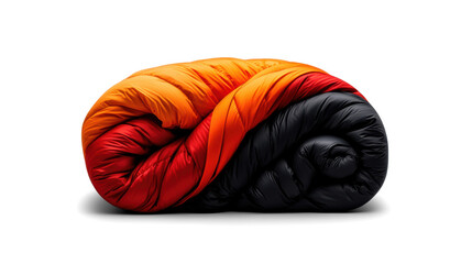 Vibrant Sleeping Bag on Transparent Background