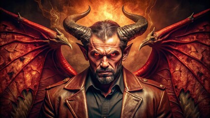 Gothic horror: vintage photographs of dark angels, fallen ones, infernal beings.