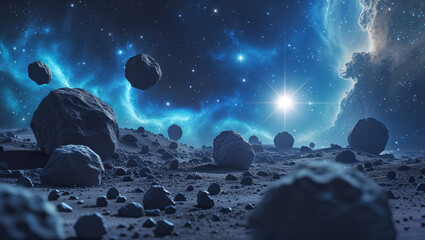 "Cosmic Space Background with Stars and Nebula in Deep Space, Galaxy and Universe Elements, Celestial and Astronomical Visuals Perfect for Space Exploration and Astronomy Themes"