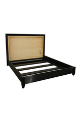 wooden box isolated on white