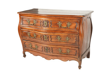 old wooden box with drawers