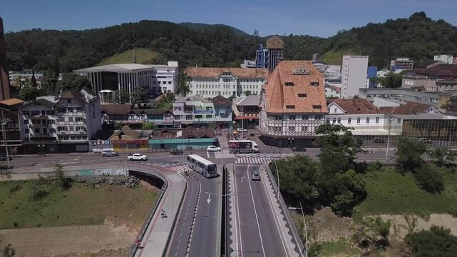 Ponte Adolfo Konder. Blumenau, Santa Catarina, Brasil