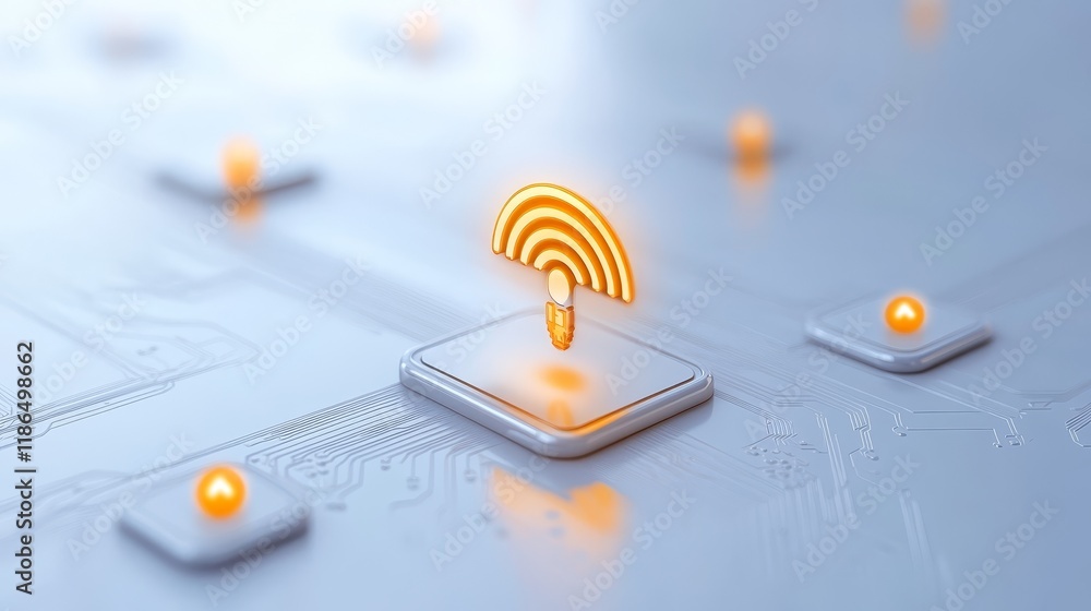 Poster troubleshooting mobile phone wifi connectivity issues and solutions for wireless network problems