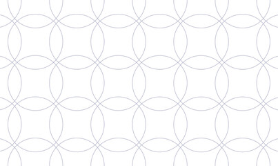 Geometric Circular Pattern with Interlocking Rings Creating a Modern and Symmetrical Abstract Design, Suitable for Digital Art, Backgrounds, and Fashion Textiles