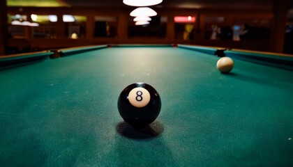 The felt texture invites a smooth cue stroke for an accurate shot.  