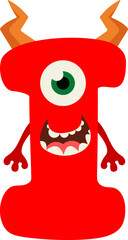 Maroon Monster Alphabet