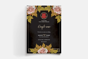 floral bridal shower invitation templates