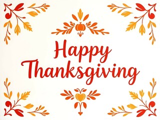 Happy Thanksgiving text