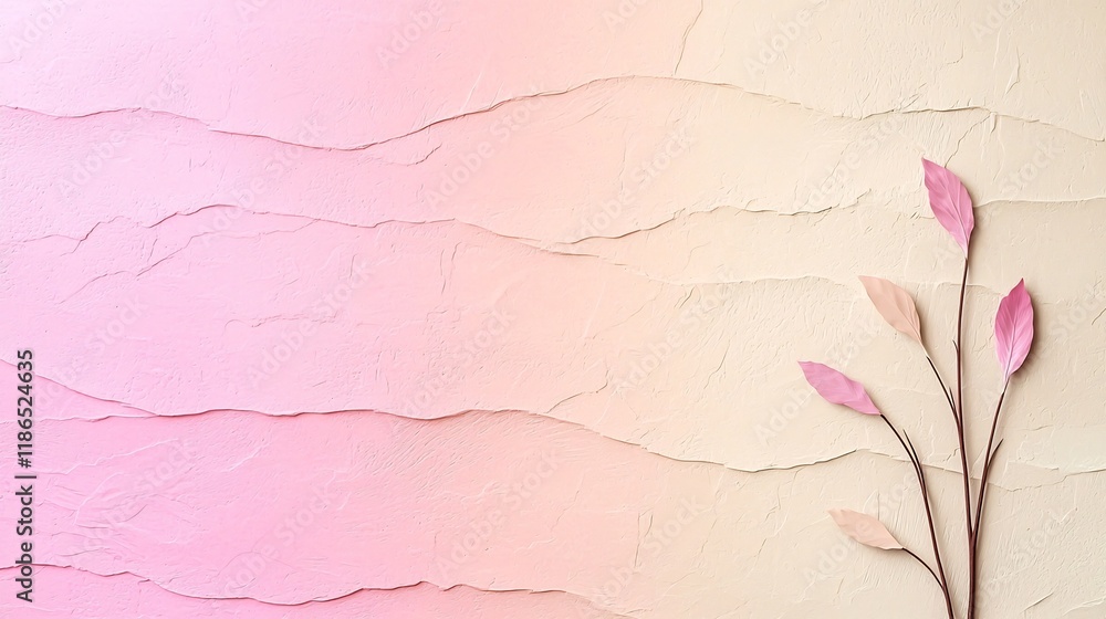Poster pastel gradient background with a subtle textured overlay showcasing a minimalist and contemporary a