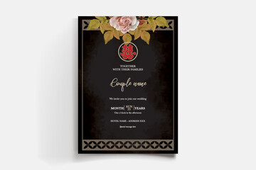 floral bridal shower invitation templates