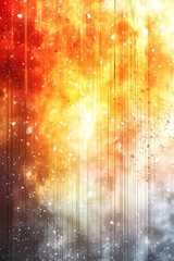 Fototapeta premium Abstract Watercolor Background, Vibrant Colors, Bokeh Effect, and Copy Space for Text or Design