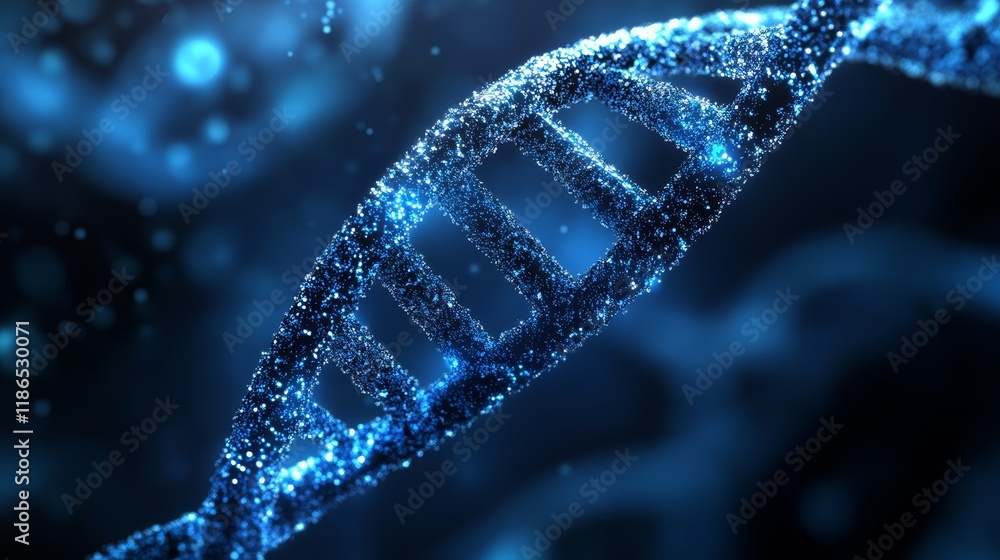 Poster exploring the complex double helix structure of dna, a visual journey into the genetic code