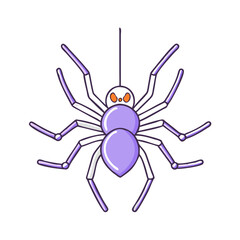 fake spider vector icon, fools’ day vector illustration - simple illustration of fake spider perfect for logos, and fools’ day-themed designs.