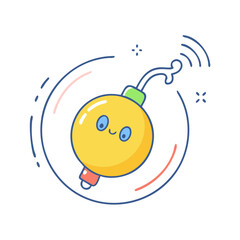 joy buzzer vector icon, fools’ day vector illustration - simple illustration of joy buzzer perfect for logos, and fools’ day-themed designs.