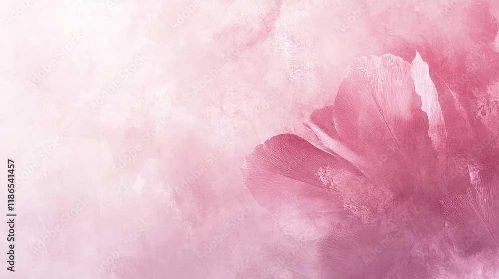 Aufkleber delicate petal pink abstract background with soft and fluffy textured elements ideal for gentle and 