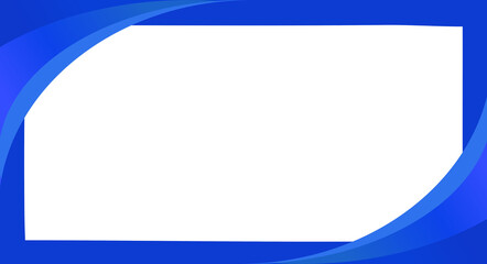 Blue wave design with dynamic lines and space backdrop