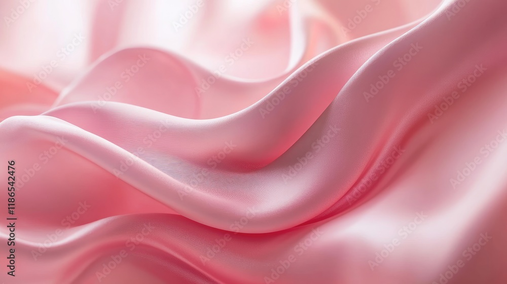 Poster elegant soft pink satin fabric texture for background and design use