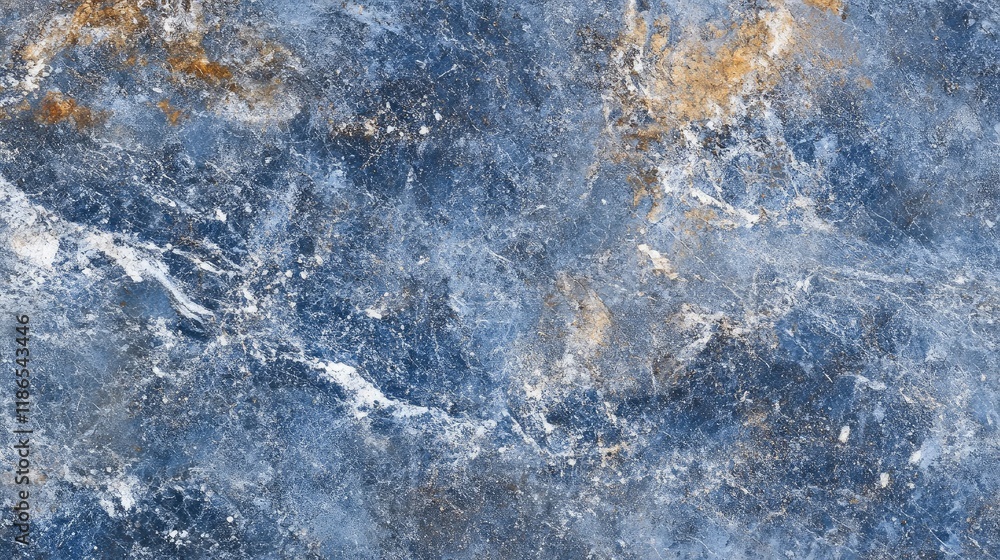 Poster textured dark blue azure concrete surface background for design and abstract art projects