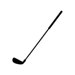 Golf club icon silhouette vector illustration design on white background.