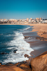 Cabedelo do Douro is a beautiful golden sand beach in Vila Nova de Gaia, Porto, Portugal
