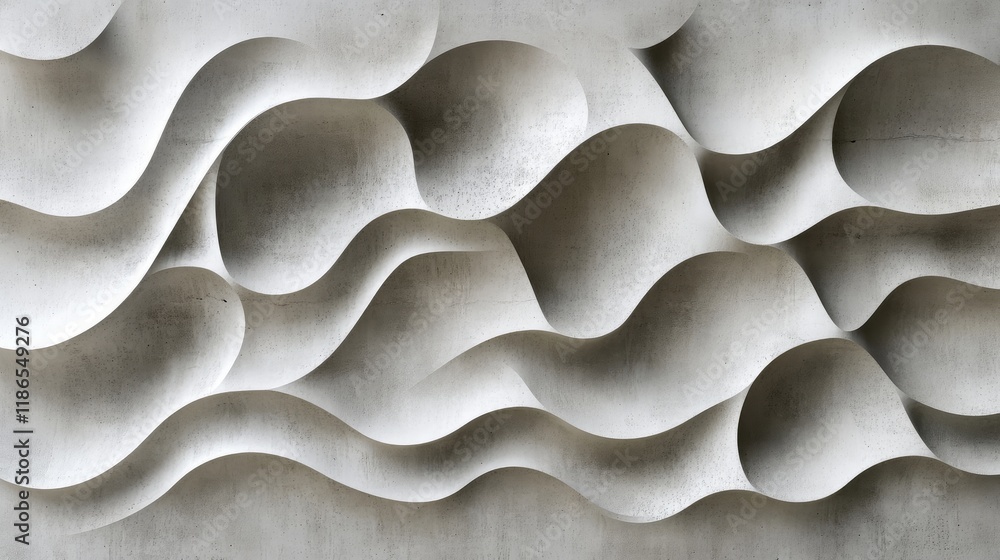 Poster abstract concrete texture with smooth wave patterns ideal for backgrounds or creative projects showc