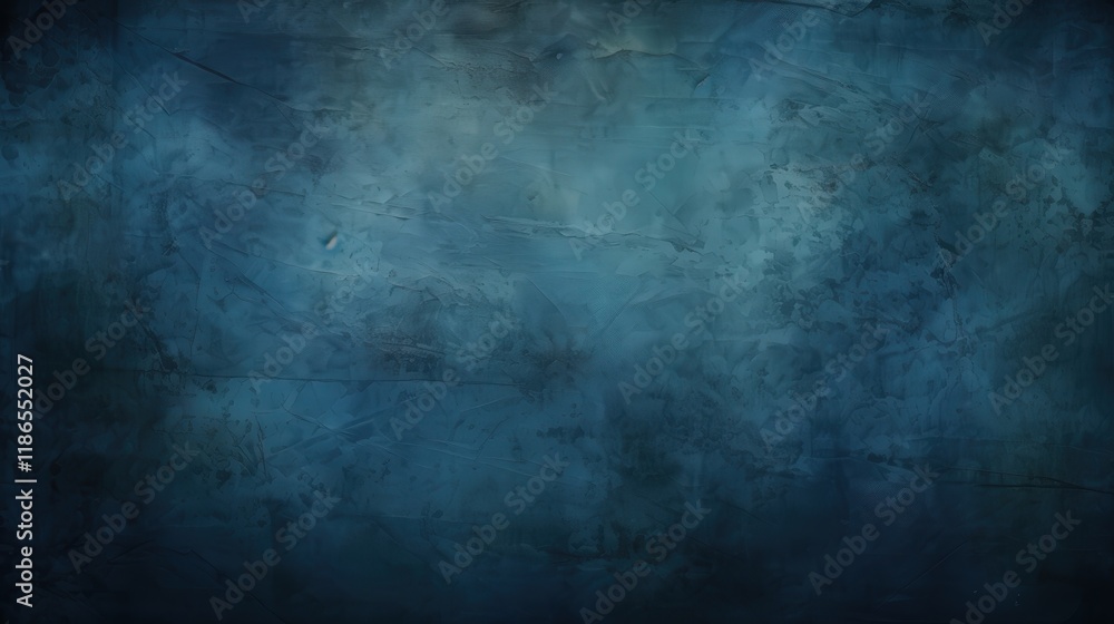 Poster beautiful abstract background in deep blue tones featuring soft textures and classic artistic elemen
