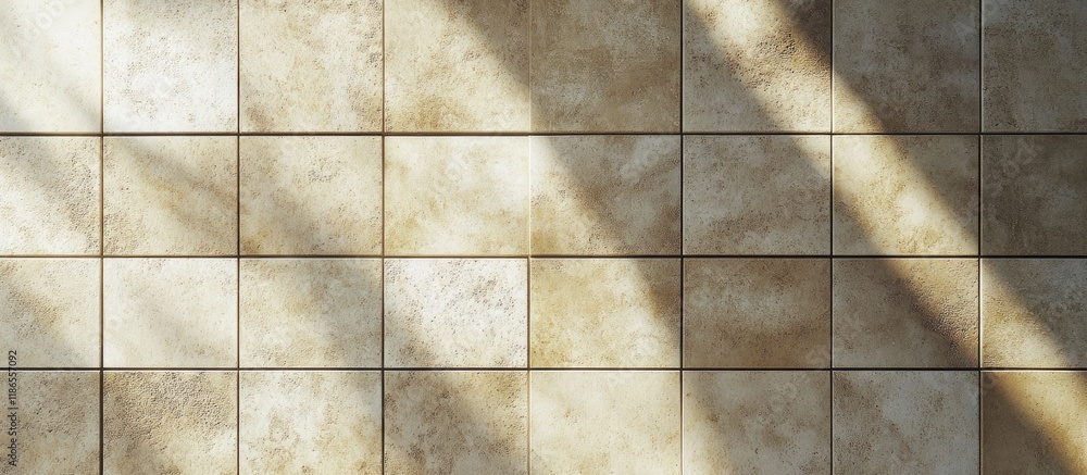 Poster intricate tiled wall background with textures and patterns ideal for interior design inspiration and