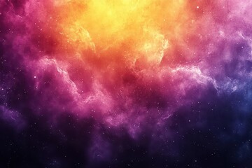 retro gradient background with soft purple, yellow and pink tones, vintage noise texture effect for modern design applications