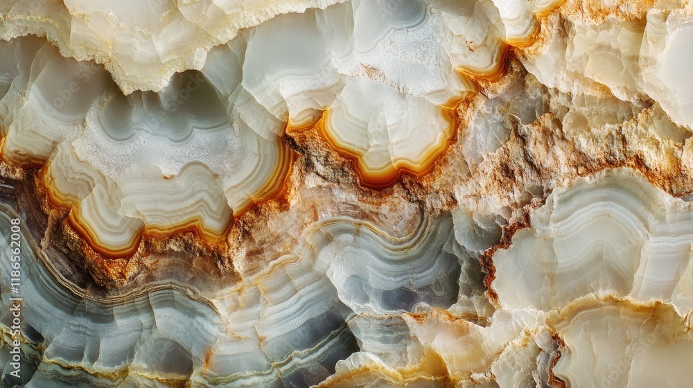 Poster variegated onyx stone texture showcasing natural cracks and layers of color in a sophisticated marbl