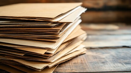 Naklejka premium Sustainable Practices for Paper and Wood Usage in Modern Office Environments