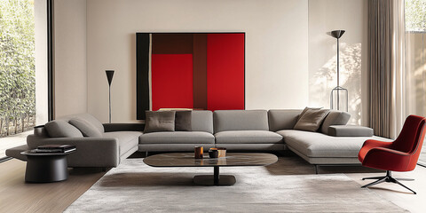 Modernes Wohnzimmer Zeitgenössischer Innenarchitekturstil Wohnraumideen Innenarchitektur